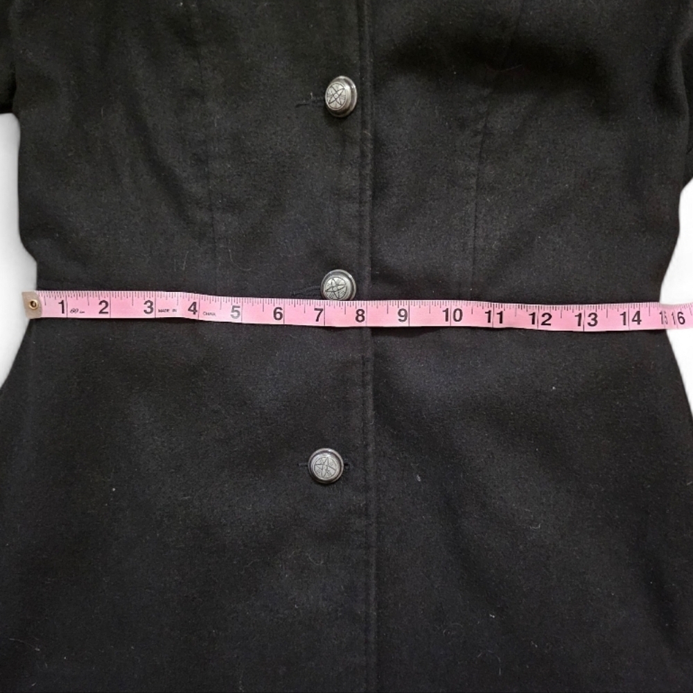 American Horror Story Coven Black/Red Trench Coat - Picture 13 of 16